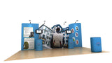 BrandStand WaveLine Media™ Kits - Osprey 20' (223.5”w x 97.3”h - 103.6”h w/ header)