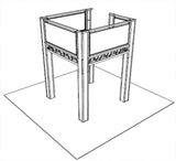 Trussworks Double Deck Exhibit system (DECKS)
