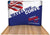 10ft Waveline Curved Floor Display