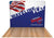 10ft Waveline Flat Floor Display