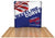 8ft curved waveline tube frame display