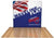 8ft Waveline Flat Floor Display