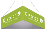 Blimp TRIANGLE Hanging Trade Show Banners