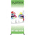 Vector Frame Curved Fabric Banner Display