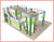 40 x 30 - Double Deck Display Rentals