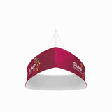 Blimp CURVED TRIANGLE Hanging Banners