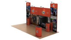 BrandStand WaveLine Media™ Kits - Reef 20' (223.5”w x 97.3”h - 103.6”h w/header)