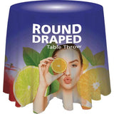 Round Draped Table Throw