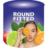 Round Fitted Table Throw