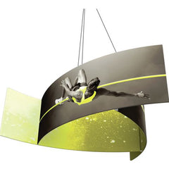 Trade Show Hanging Banner - 3D PinWheel Shape