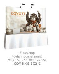 Coyote 3x3 Pop Up Display Kit