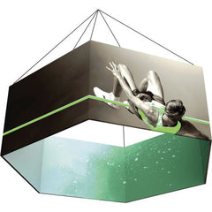 Hexagon Trade Show Hanging Sign