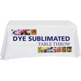 Full Color Printed Loose Fit or Draped Table Throw