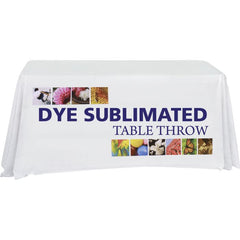 Full Color Printed Loose Fit or Draped Table Throw