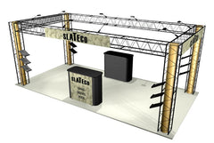 10x20s - EZ12 tool-less collapsible truss display system (KITS)