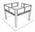 Trussworks Double Deck Exhibit system (DECKS)