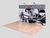 OneFabric™ 20ft (8x3) FLAT Popup Display with One-Piece Fabric Graphic