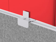 Freestanding Sneeze Guards - Cubicle Height Extender Clips (only)