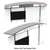 Optional Lights on 10ft Timberline Arch Top Monitor Display with Closet Storage