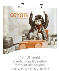 Coyote 4x3 Pop Up Display Kit