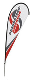 11’ Double-Sided Teardrop Flag and Hardware