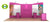 Angelfish model Waveline 20ft tube frame pillow case graphic trade show display