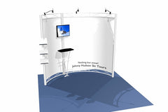 10X10 - Hyperlite tool-less hybrid truss / extrusion display system (KITS)