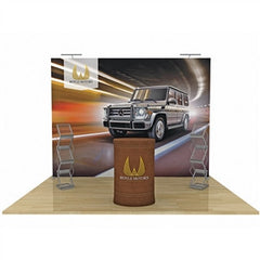 10ft Straight Show Ready Kit (1 Star Fabric Premium)