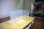 Foldable Sneeze Guard School Desk Barriers  with Hand Hold and Elbow Cutouts