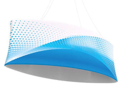 Blimp Ellipse Shape Trade Show Hanging Banner