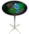 Custom Round Trade Show Table, Hardware with Graphic Print