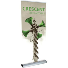 Crescent Retractable Banner Stand