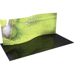 Formulate Master 20ft Serpentine Curve Fabric Backwall