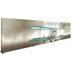 Hopup 30ft Frame, Graphic, Soft Carry Bag / Flat / Front WITH End Caps