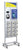 portable-double-sided-slatwall-stands with double sided graphic header