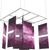 Designer Series Square Mobile Trade Show Hanging Signs